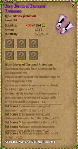 Glory Gloves of Diamond Protectors